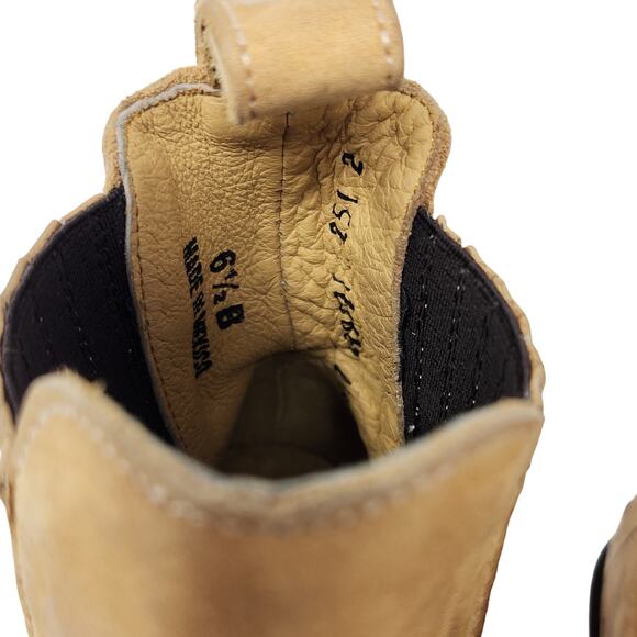 Old Gringo Juno Suede Leather Tan Embroidered Cowgirl Boots Western Size 6.5 B - Picture 7 of 11